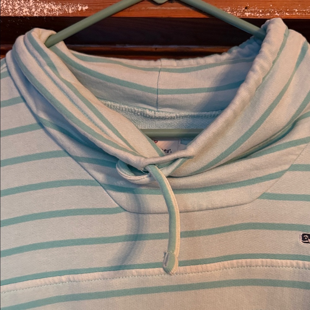 Vineyard Vines Striped Hoodie with Logo - Picture 3 of 5